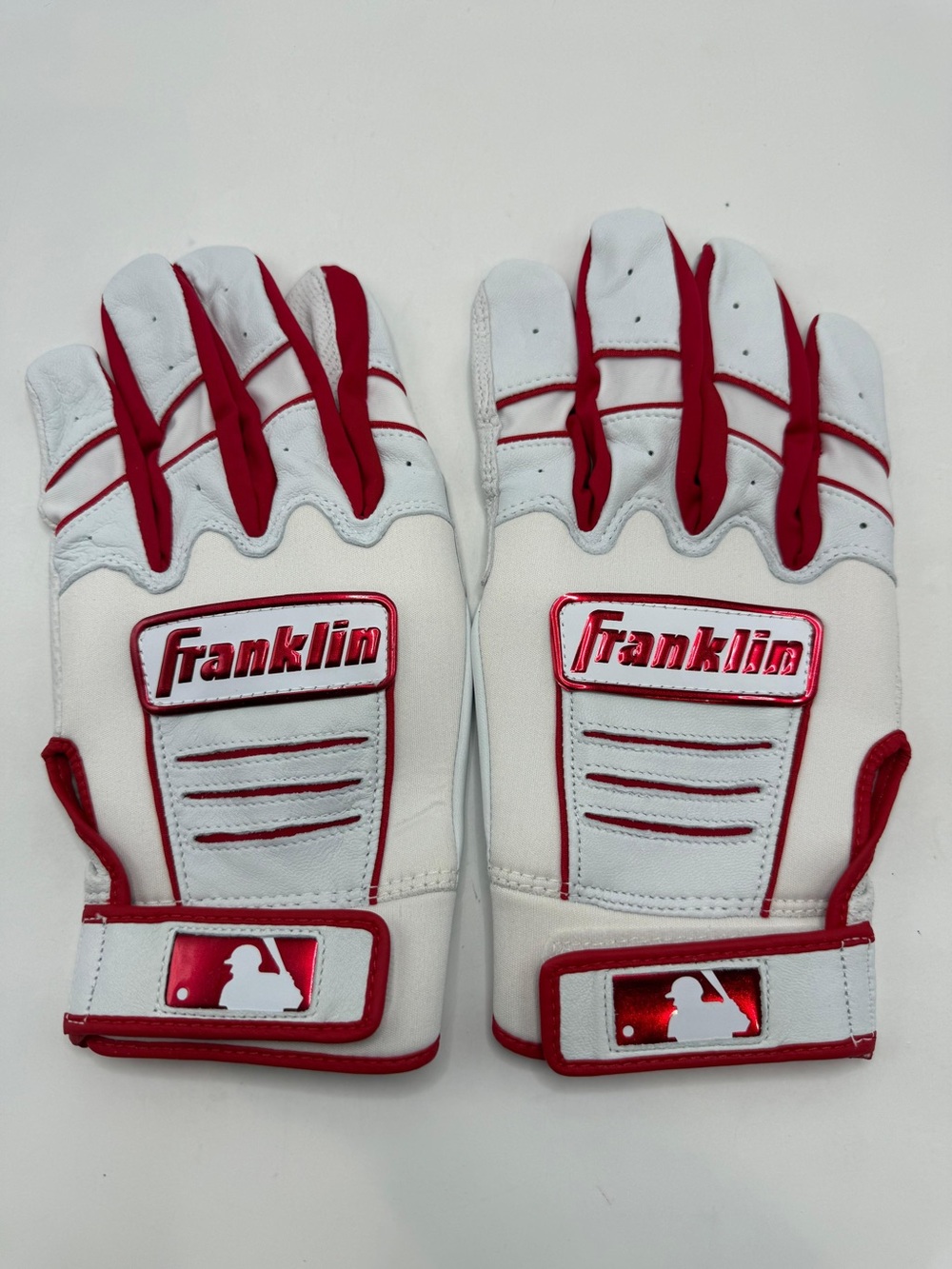 NEW Franklin MLB Batting Gloves Adult XL White  (2 available) ⚾️🔥